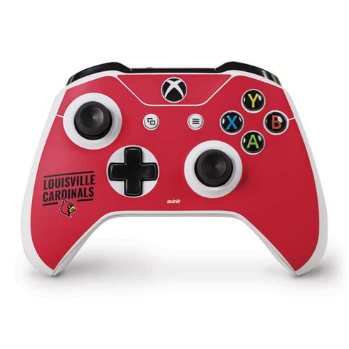 University of Louisville Cardinals Striped Xbox One Skins